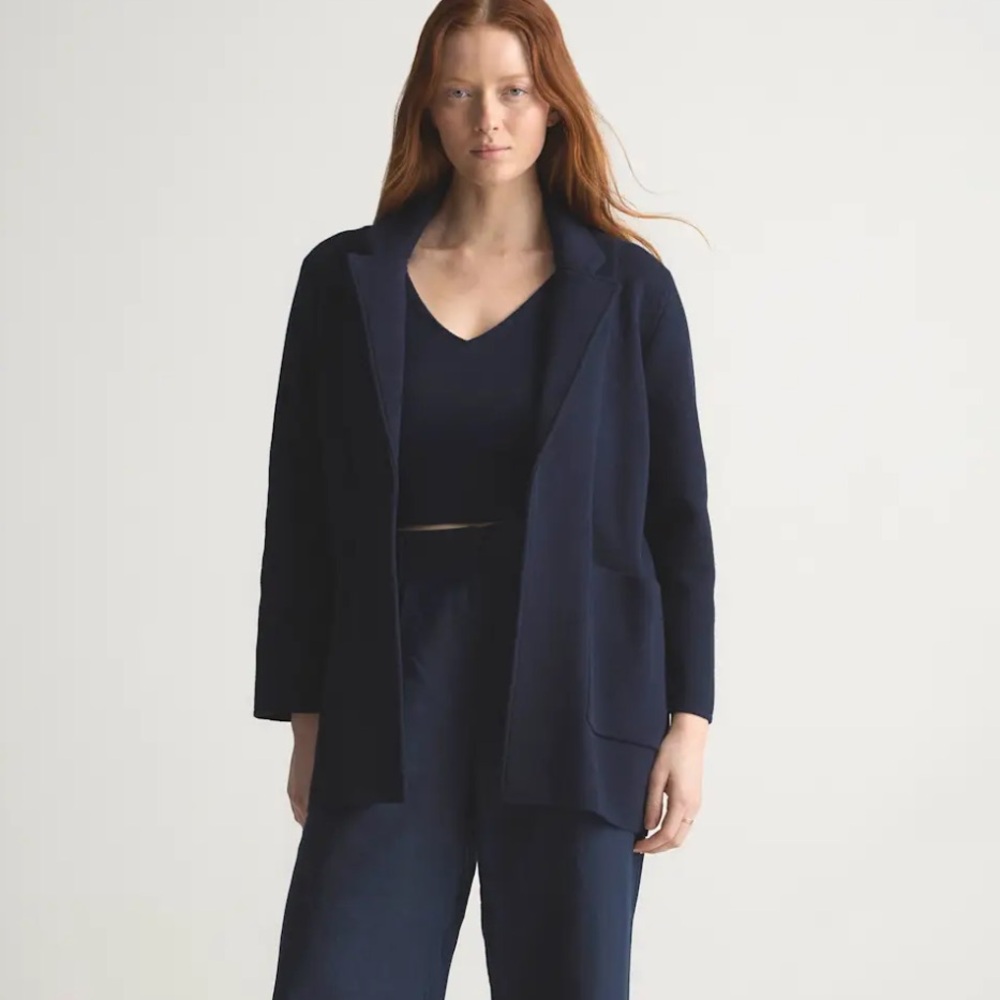 Quince Navy Women's Blazer